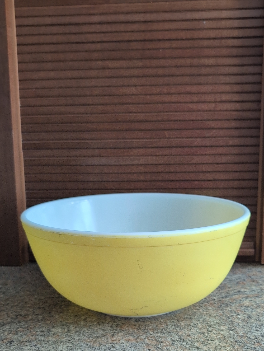 Vintage Pyrex Yellow Mixing Bowl #404